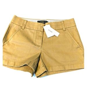 NWT J Crew main line 3" Chino shorts